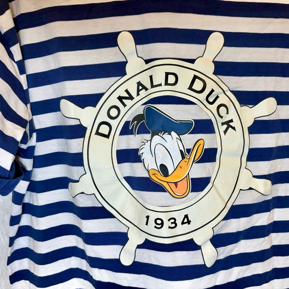 Disney Her Universe Donald Duck 1934 | Navy and White Striped Tee | XL - Picture 4 of 10